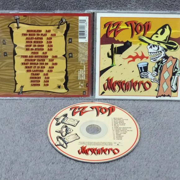 ZZ Top Media Zz Top Mescalero Audio Cd 203 Rca Bmg Billy Dusty